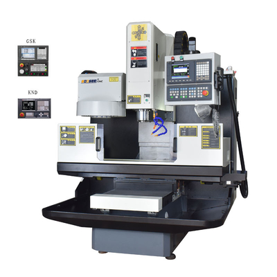 High Rigidity Heavy Cutting VMC CNC Machine 12 Pieces Tool Capacity Untuk Logam