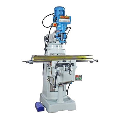 Mesin Penggilingan Turret Industri 127mm Spindle Z Axis Manual Travel