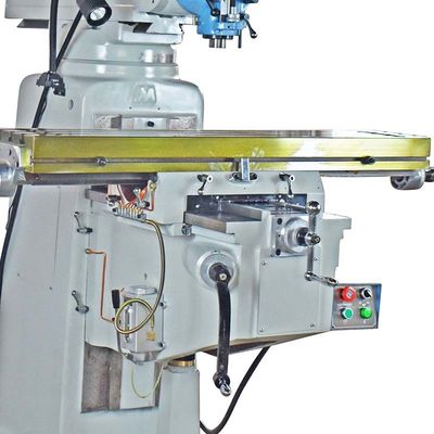 Mesin Penggilingan Turret Industri 127mm Spindle Z Axis Manual Travel