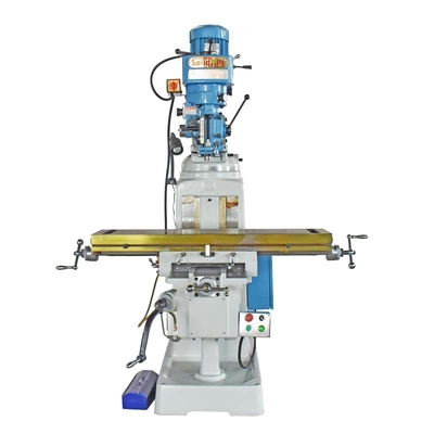 75 ~ 4630 R.P.M Spindle Speed ​​​​Turret Mesin Penggilingan Vertikal Untuk Pemrosesan Logam